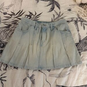 Levi's Light Blue Mini Denim Skirt